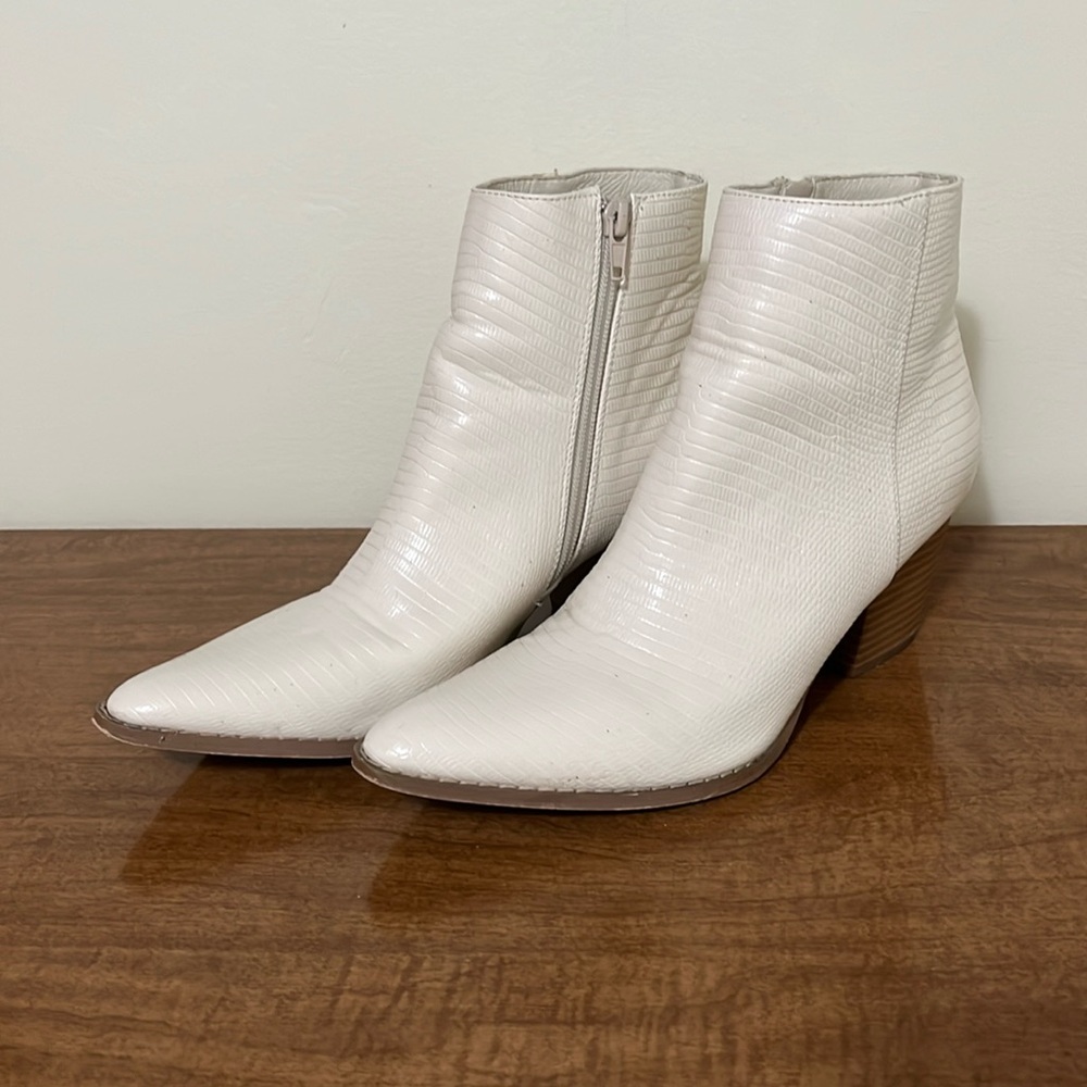 White princess Polly booties